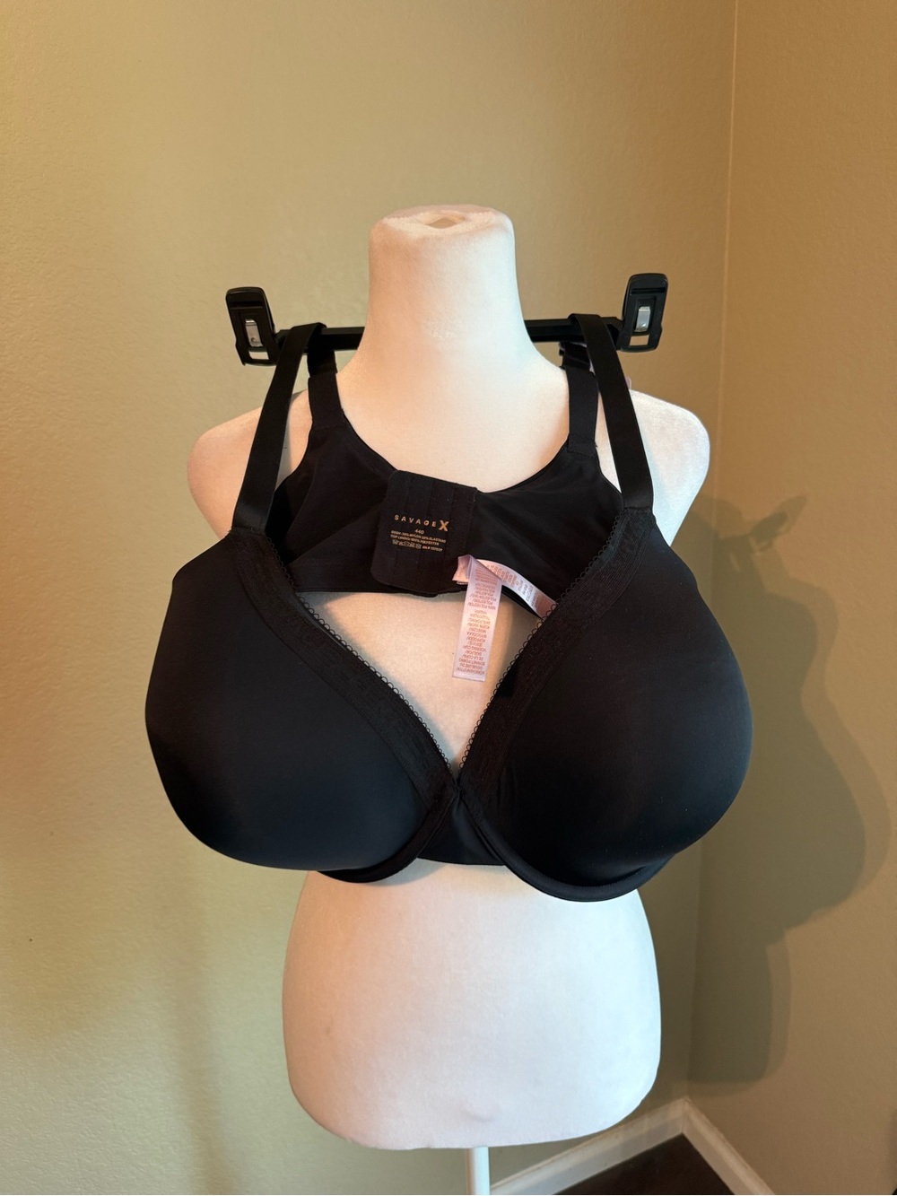 Savage x fenty Black Full Coverage Wireless Comfort Bra